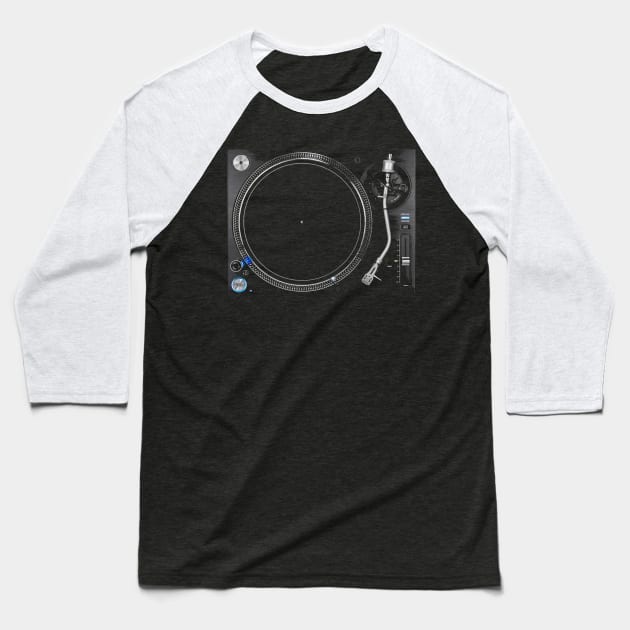 Turntable Baseball T-Shirt by Lamink